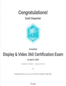 Dispaly and Video 360 certification exam - Sonalta Digibiz