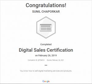 Digital Sales Certification - Sonalta Digibiz