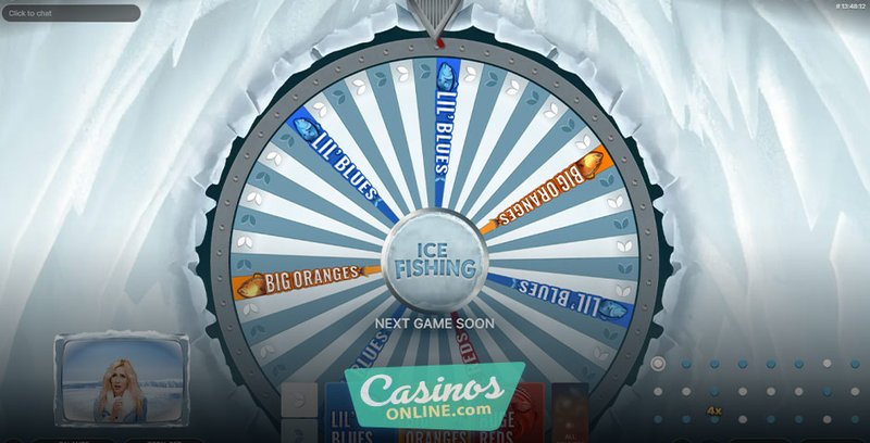 Explore ice fishing gambling game